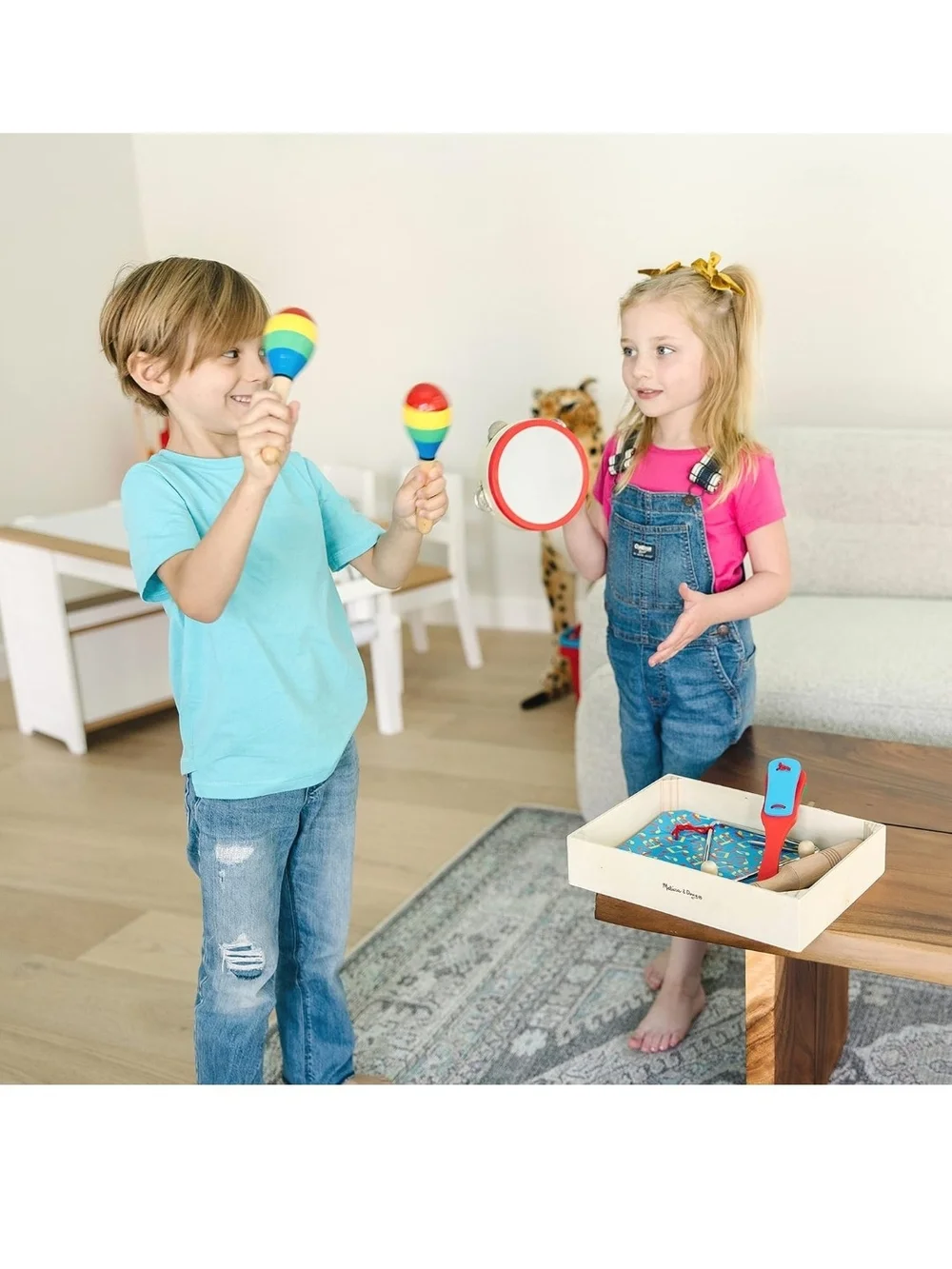 Melissa & Doug Multicolor Wooden Band 10 Piece Set
